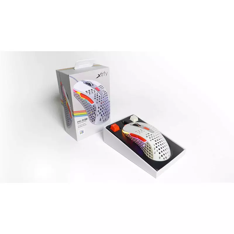 Souris légère Xtrfy M4 RGB - Rétro - Windows