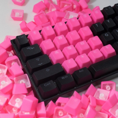 light pink keycaps