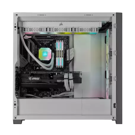 BOITIER PC CORSAIR 5000X RGB Tempered Glass Blanc 