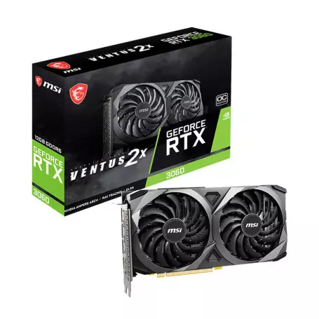 Carte Graphique MSI RTX 3060 VENTUS 2X 12G OC LHR - 1