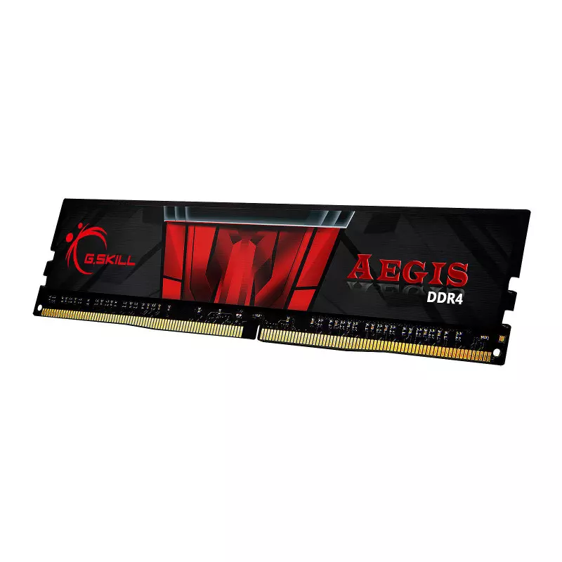 Kit Barrettes mémoire 16Go (2x8Go) DIMM DDR4 G.Skill Aegis PC4-17000 (2133  Mhz) (Noir et Rouge)