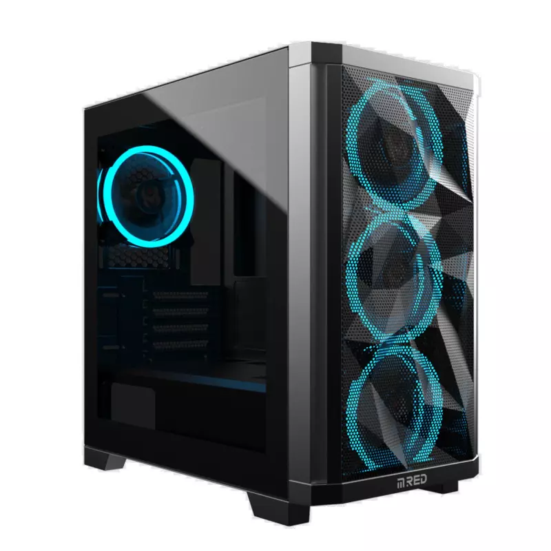 NZXT H7 Flow - CM-H71FB-01 - Boîtier PC Gaming Moyenne Tour ATX - Port I/O  USB Type-C en Façade - Panneau Latéral à Dégagement Rapide - Montage