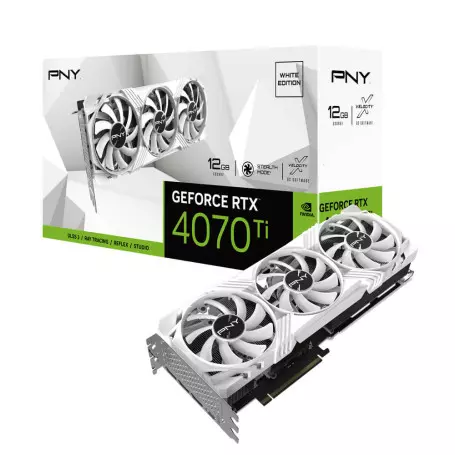PNY GeForce RTX 4070 Ti 12GB Verto LED Triple Fan - carte graphique -  GeForce RTX 4070 Ti - 12 Go (VCG4070T12TFXPB1)