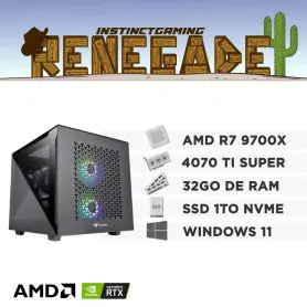 PC Gamer RENEGADE R7-9700X 32Go 1To RTX 4070 Ti SUPER 16Go Windows 11