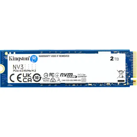 SSD 2To Kingston NV3 M.2 NVMe PCIe 4.0