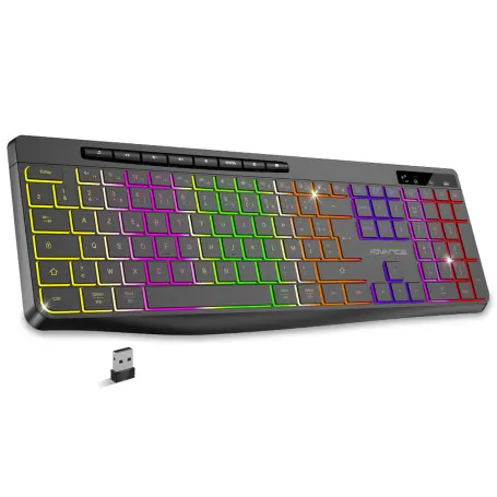 Clavier Advance R-Type Series Noir Gaming RGB sans fil