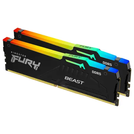 DDR5 Kingston FURY Beast RGB Kit 32Go 2x16Go 5600Mhz CL36