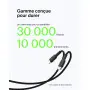 Cable USB vers Type-C 3A Belkin 15cm tressée Noir