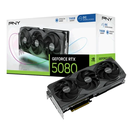 Carte Graphique PNY RTX 5080 16Go OC Triple Fan