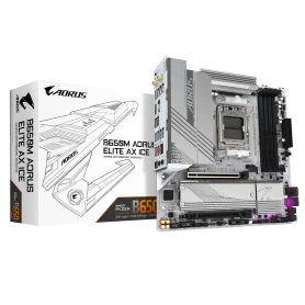 Carte Mère Gigabyte B650M AORUS ELITE AX ICE mATX AM5 DDR5 WIFI 6E