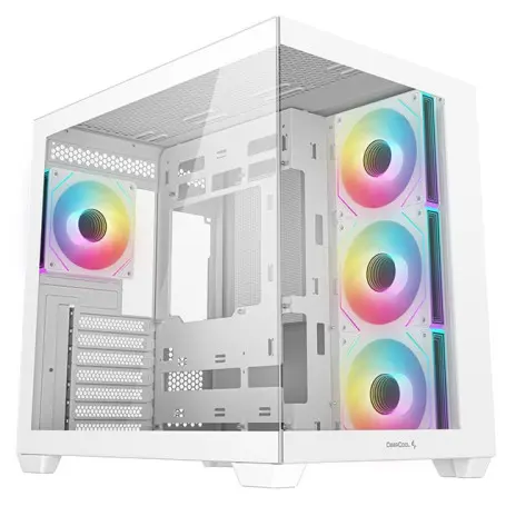 Boitier DeepCool CG530 4F WH ARGB Blanc