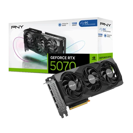 Carte Graphique PNY RTX 5070 12Go OC Triple Fan