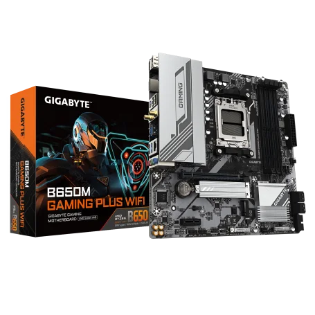 Carte Mère Gigabyte B650M GAMING PLUS WIFI AX mATX AM5 DDR5