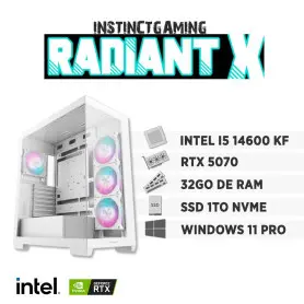 PC Gamer Radiant i5-14600KF 32Go 1To RTX 5070 12Go Windows 11 Pro