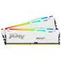 DDR5 Kingston FURY Beast RGB Kit 32Go 2x16Go 5600Mhz CL36 Blanc