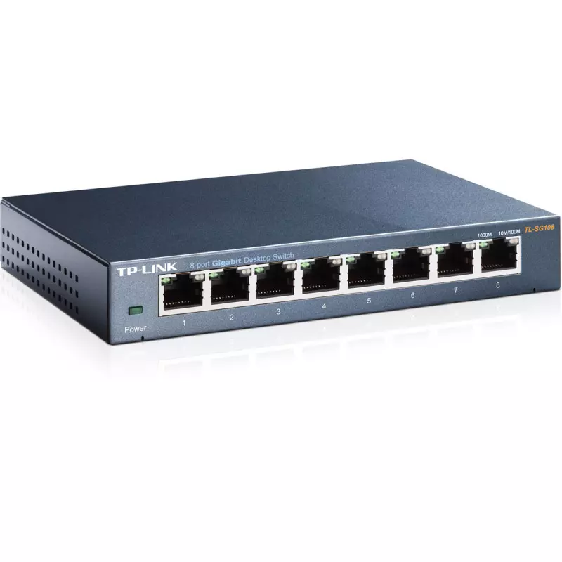 TP-Link Switch de bureau 8 ports Gigabit 10/100/1000 Mbps TL-SG108 idéal  pour étendre le réseau câblé pour les bureaux à domicile - Cdiscount  Informatique