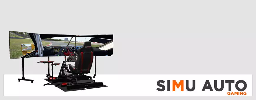 Support volant logitech et siège pour jeu de pilotage Simulation